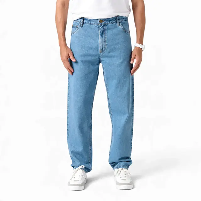 Pantalones Jean Vaquero Clásico Recto Original