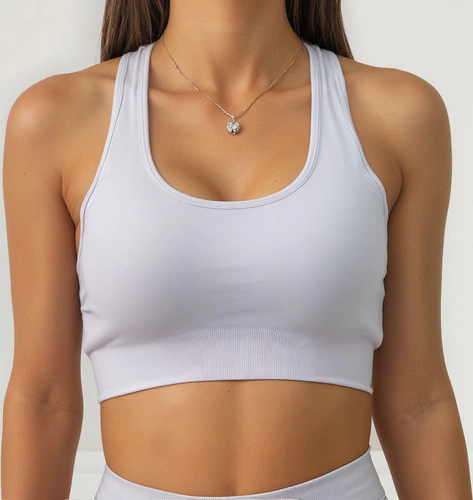 Top Deportivo Mujer Elastizado Importado Con Diseño