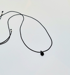 Collar de Hilo ajustable y cristal