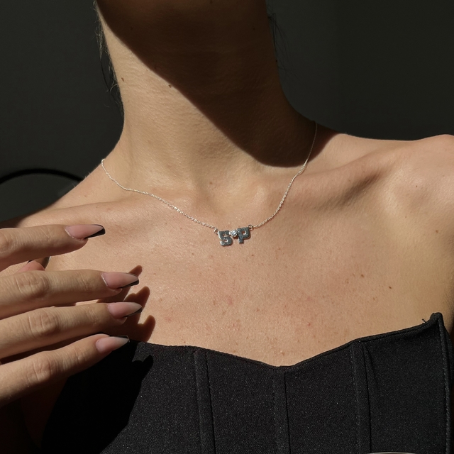 Collar Doble Inicial thumbnail 2