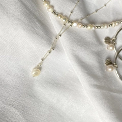 Collar Bolitas Mini y Perla