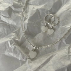 Collar Heart White - comprar online