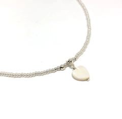 Collar Heart White en internet