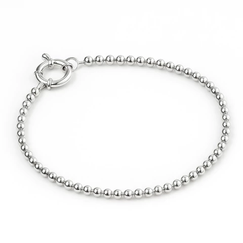 Pulsera de bolitas con cierre marinero