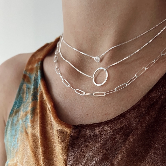 Collar circulo liso thumbnail 2