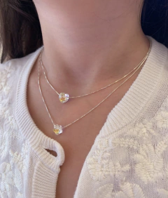 Collar mini cristal corazón - comprar online