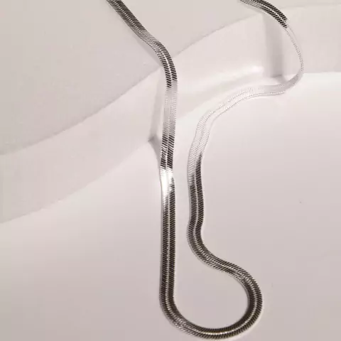 Cadena Snake Silver II