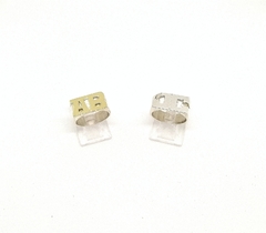 Anillo Iniciales Plata 925 - Pinup Joyas
