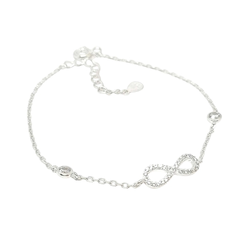 Pulsera Infinito con cubics