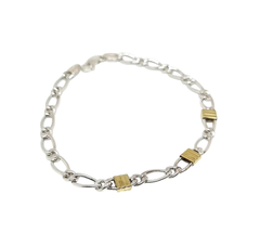 Pulsera Plata y Oro II - comprar online