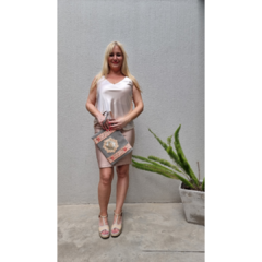 Sandalia antideslizante Hiedra Nude/Oro - comprar online