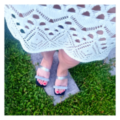 Sandalia Glam Plata - comprar online