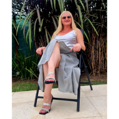Sandalia Glam Plata - comprar online