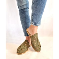 Zueco Coco Verde Militar - tienda online
