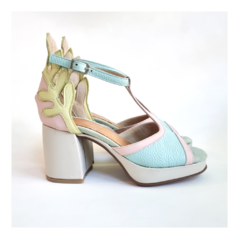Sandalia antideslizante Hiedra Pastel