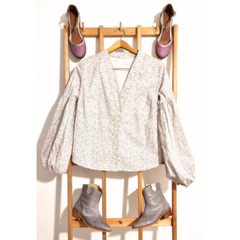 Camisa manga regulable Flores Liberty - ALADA
