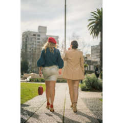 Guillermina Chicas del Cable taco alto Rojo - tienda online