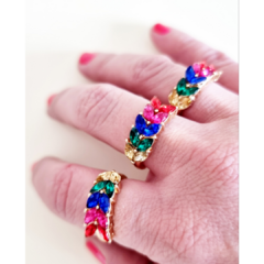 Anillo espiga multicolor
