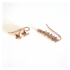 Aros estrellas irregulares - comprar online