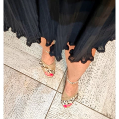 Imagen de Sandalia volado narciso animal print