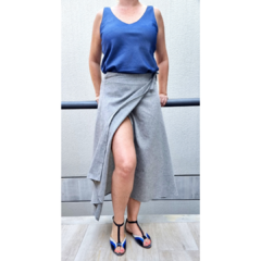 Imagen de Musculosa al bies denim azul