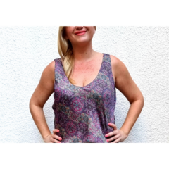Musculosa seda mandala