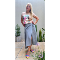 Remera beige Vogue Frida - comprar online