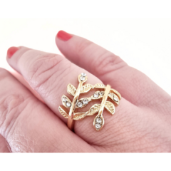 Anillo Hiedra con strass - comprar online