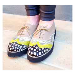 Acordonado Bebe Reno beige - comprar online