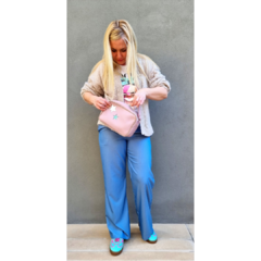 Pantalón denim camisero cintura elastizada - comprar online