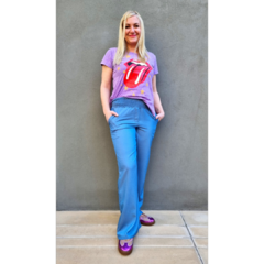 Pantalón denim camisero cintura elastizada en internet
