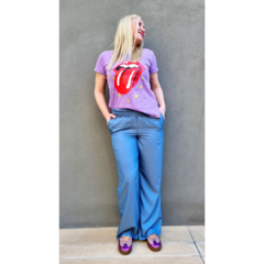 Pantalón denim camisero cintura elastizada - comprar online