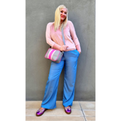 Imagen de Pantalón denim camisero cintura elastizada