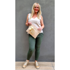 Imagen de Zapatilla Urbana Glitter beige