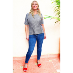 Remera marinera negro y blanco♥️ - tienda online