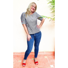 Remera marinera negro y blanco♥️ - ALADA