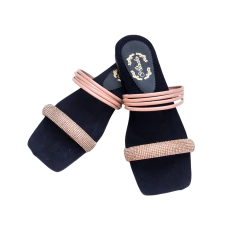 Sandalia Glam Oro rosa en internet