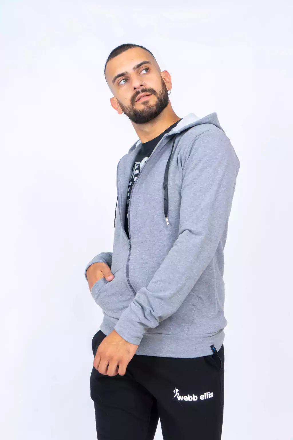 Liquidacion Campera LIVERPOOL Rústico con lycra - Gris Plata melange