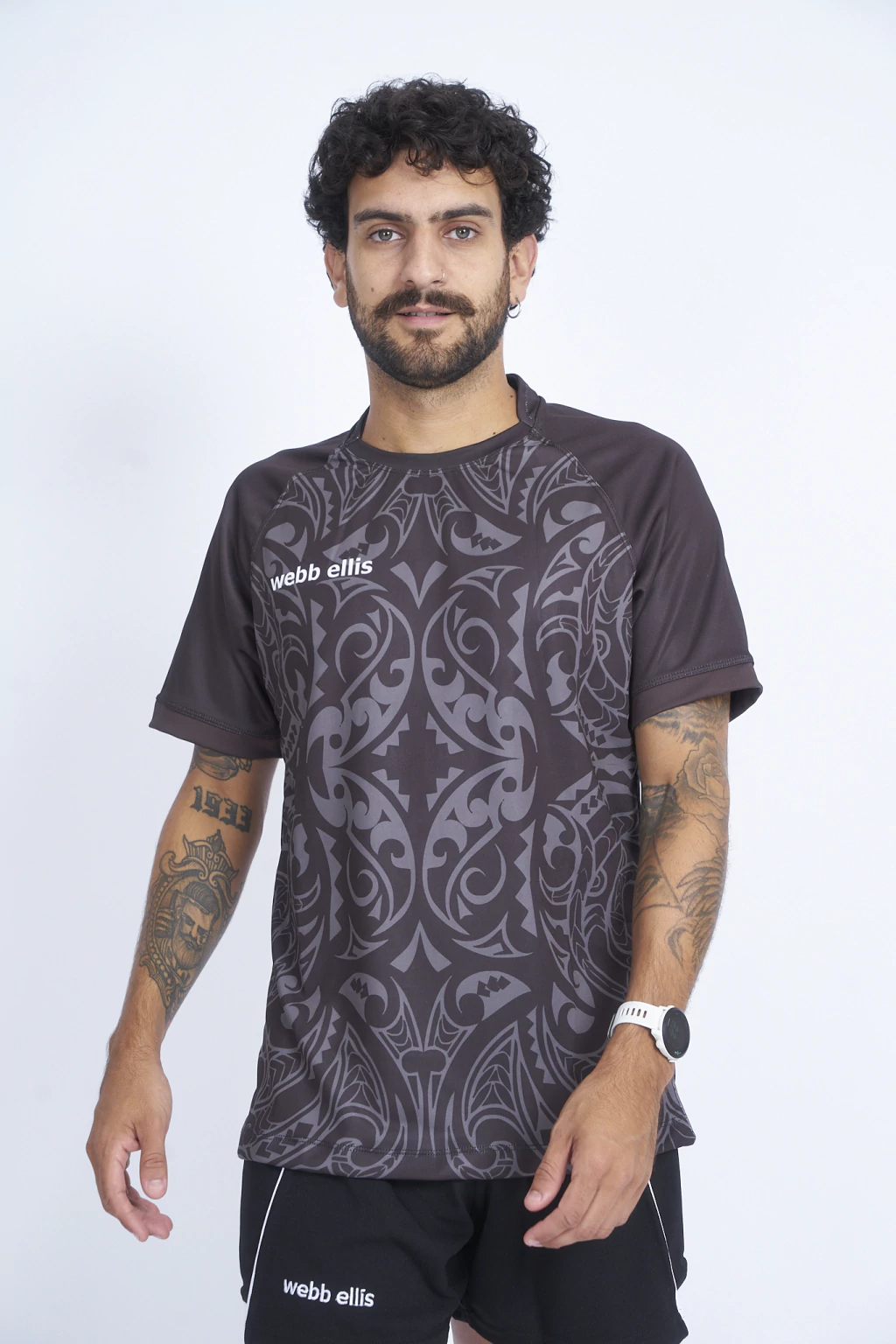 Camiseta Rugby Euro - Maori Black