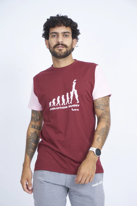 Remera Algodón TOLEDO - Evolution Bordo - comprar online