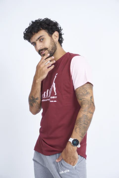 Remera Algodón TOLEDO - Evolution Bordo - Webb Ellis Shop
