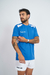 Remera Dry Fit INDIA - Azul Francia c/Blanco