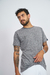 Remera Algodón Jaspeada - Gris Melange - comprar online