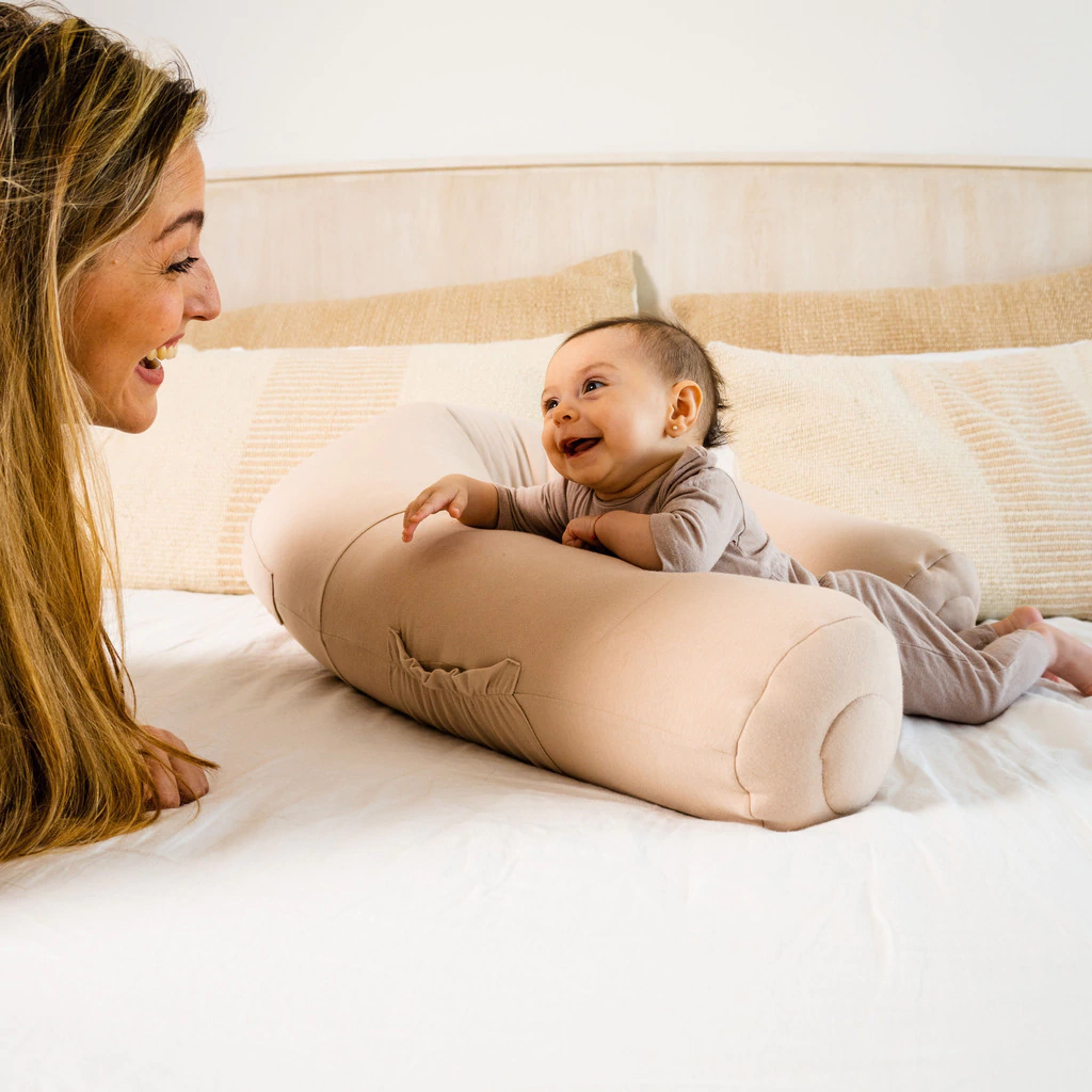 Almohadón para amamantar Grande Terra + Fular elástico