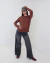 Sweater Mumi Redondo Liso Amplio C/Tajo - comprar online