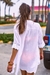 Camisa Lino Larga Blanca - comprar online