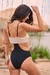 Enterizo Renata Combinado Negro y Marfil - comprar online