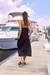 Solero Lino Largo Negro - comprar online