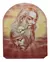 Cuadro Santísima Trinidad Tres Rostros 20x25cm (italy) - comprar online