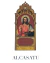 Lamina Jesus Cristo Bendicion Oro Oracion Souvenirs Italy 10x25cm - alcasatu 